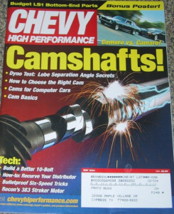 CHEVY HIGH PERFORMANCE 2004 MAY - Z/28s DO BATTLE